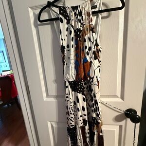 White House Black Market Multicolor Patterned Dress